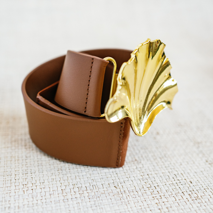 Garland - Brown Genuine Leather Interchangeable Stretch Belt: 4