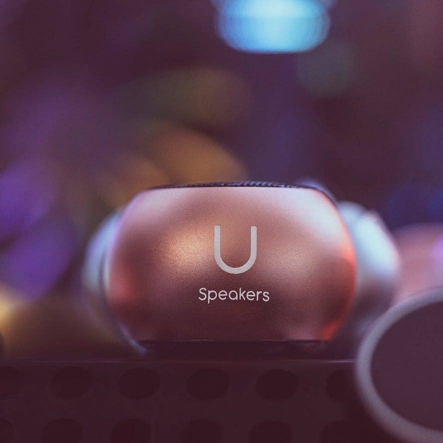 FashionIt - U Mini Portable Bluetooth Speaker Classic Rose Gold