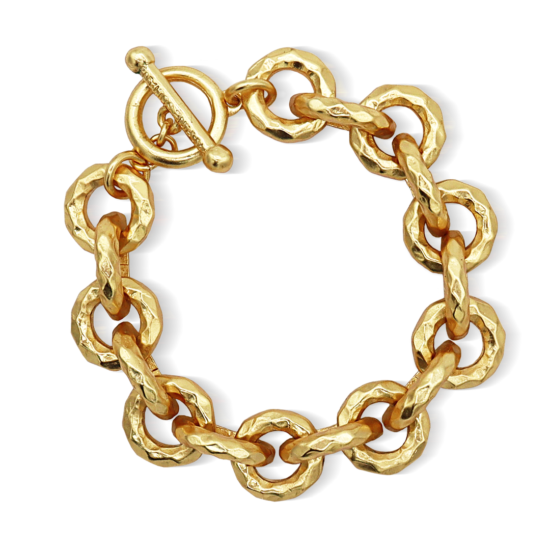 KARINE SULTAN - Luxurious Link  Layering Bracelet - 24K Gold Plated