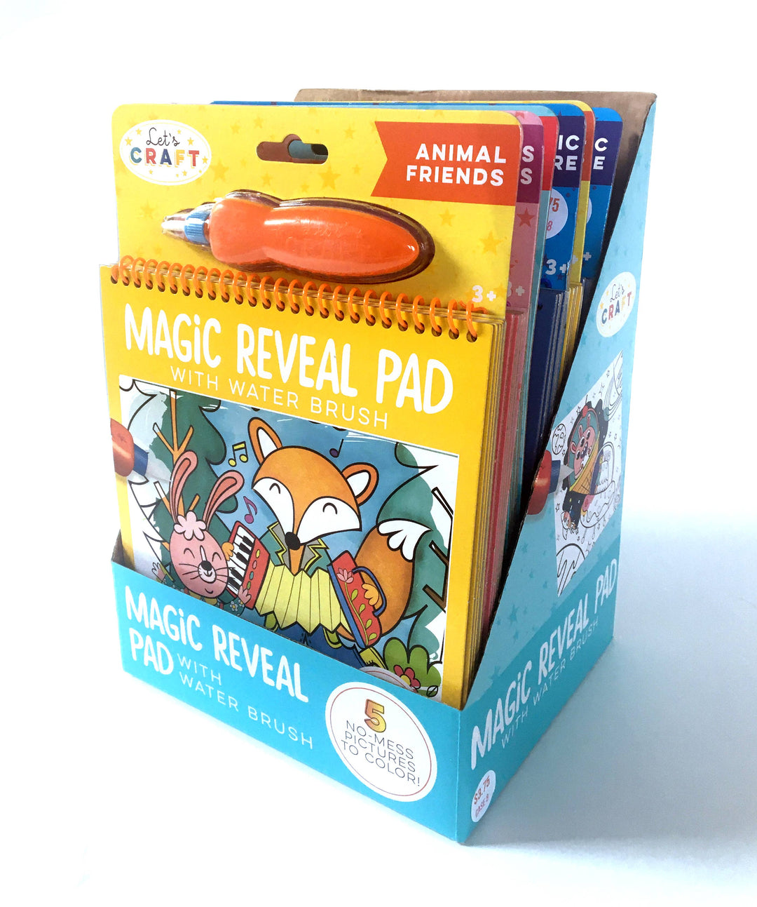 Bright Stripes - Magic Reveal Pads - Awesome Animals