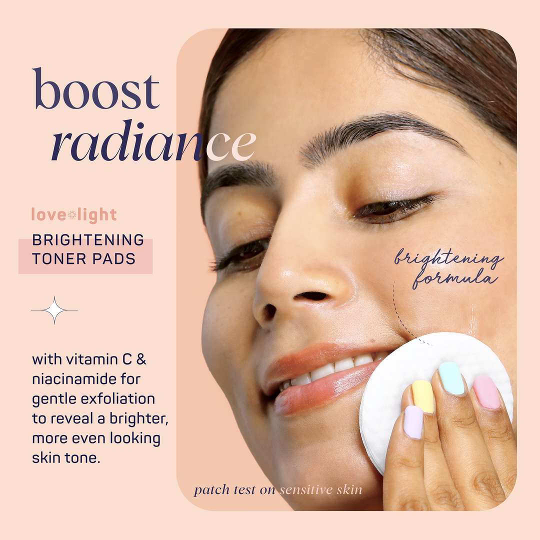 My Spa Life - Love + light Korean Skincare Brightening Toner Pads - 60 Ct
