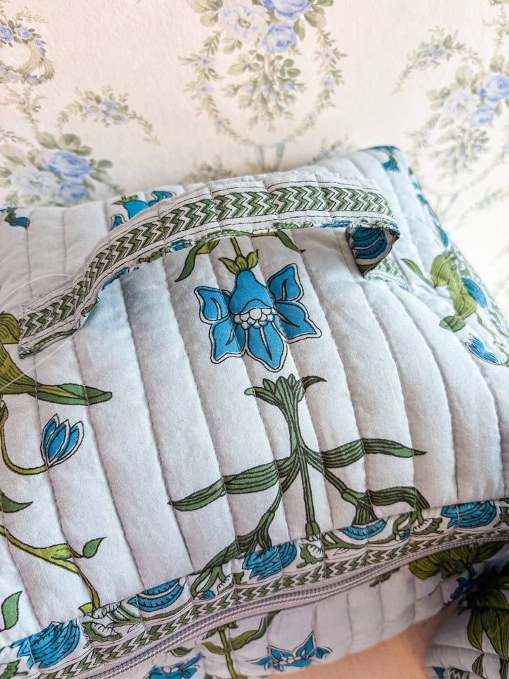 Heart of Grace - Iris Luxe | Quilted Cosmetic Bag