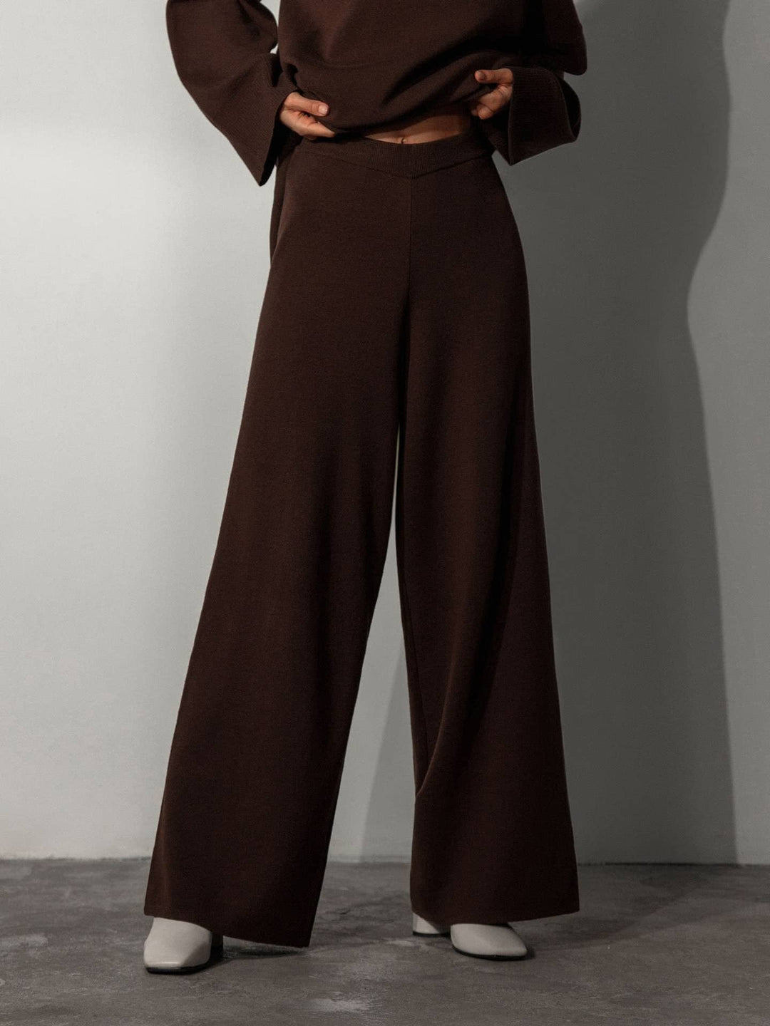 Lesley Pant Sets: L / Caramel Color Suit