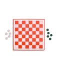 Ban.do Game Night 2-in-1 Checkers & Backgammon Board