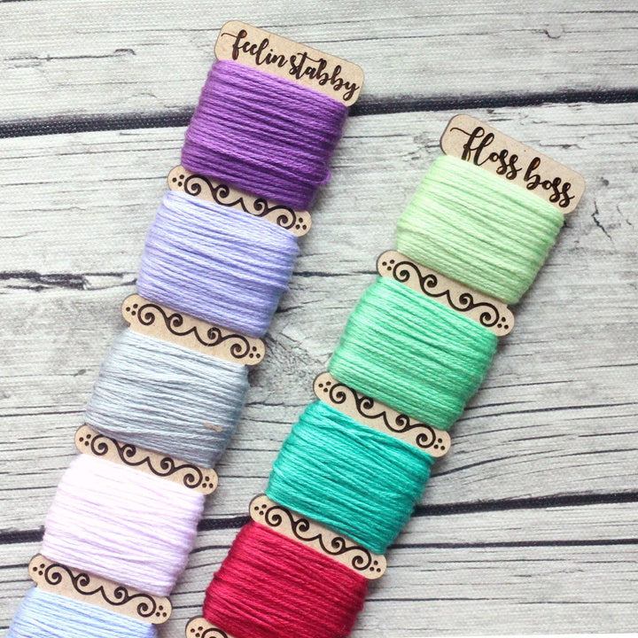 Snarky Crafter Designs - Embroidery Floss Organizer for 5 Colors: Set of Two