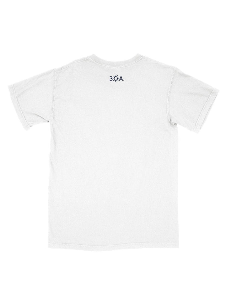 30A Gear - 30A Beach Happy Minimalistic T-Shirt: Blue / M