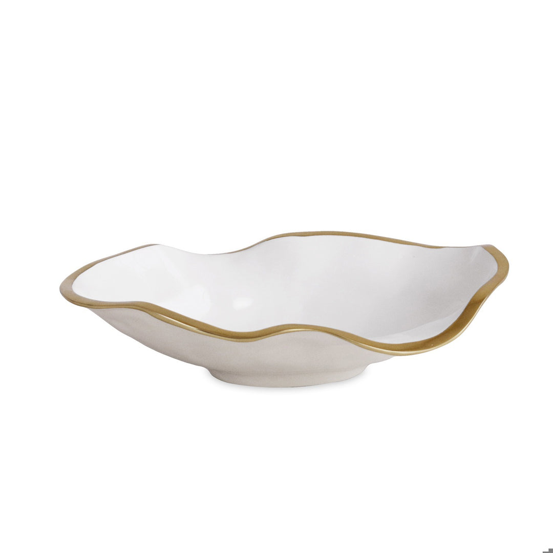 ENCANTO Claire Medium Bowl (Cream and White)