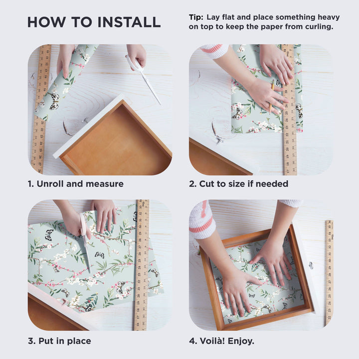 Merriton - Scented Drawer Liners - Gardenia Blossoms (6 Sheets)