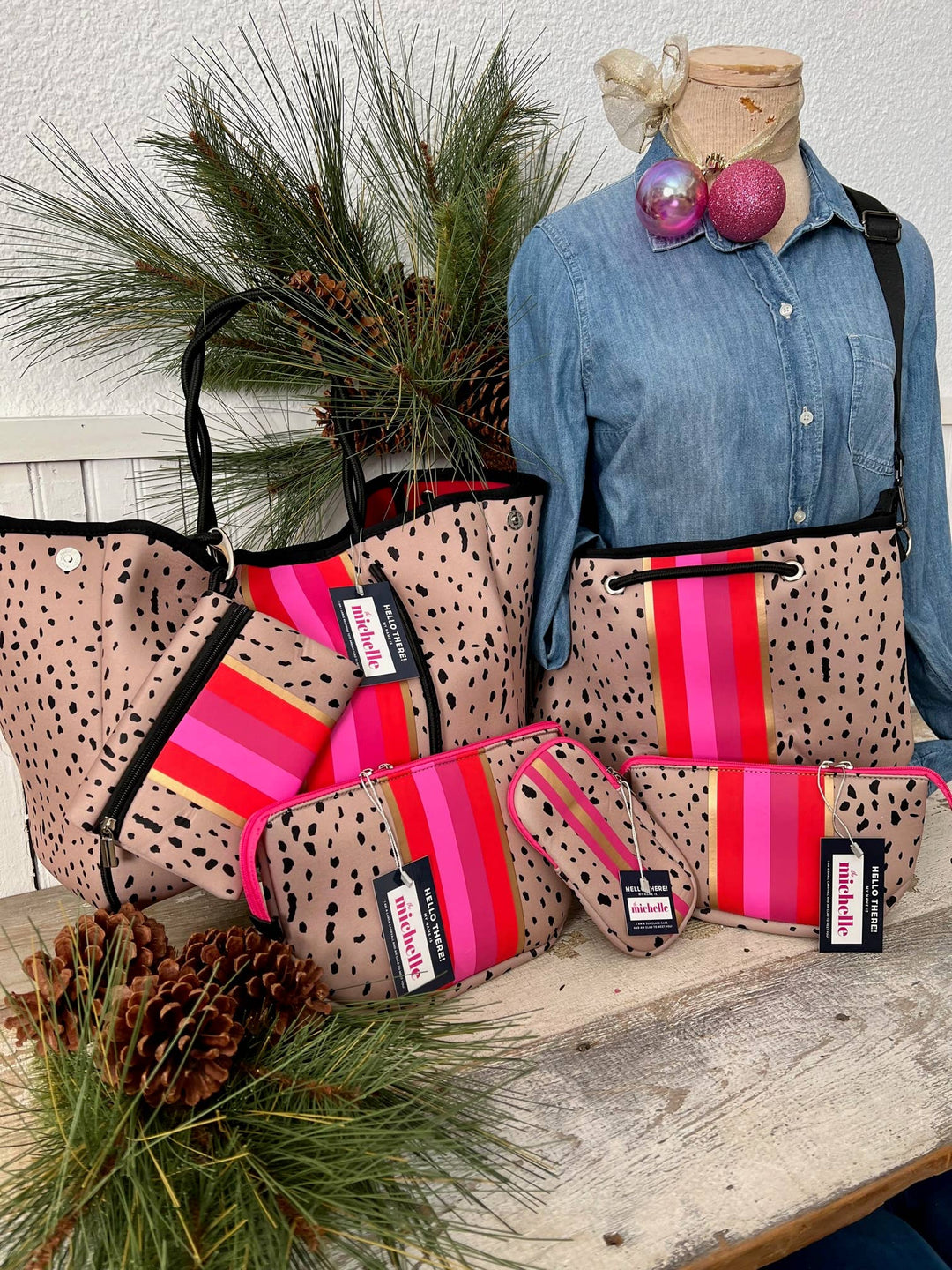 TAYLOR GRAY - The Michelle Small Neoprene Makeup Bag | shoptaylorgray