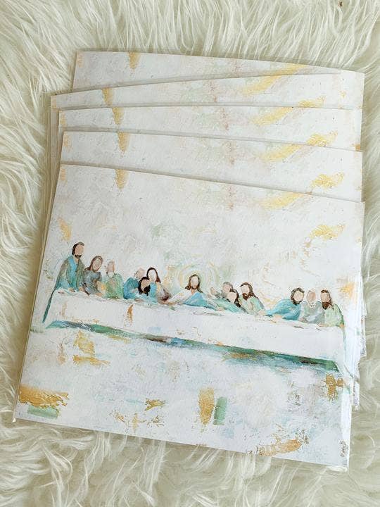 Mackenzie Kissell Art - The Last Supper Paper Print: 8x10