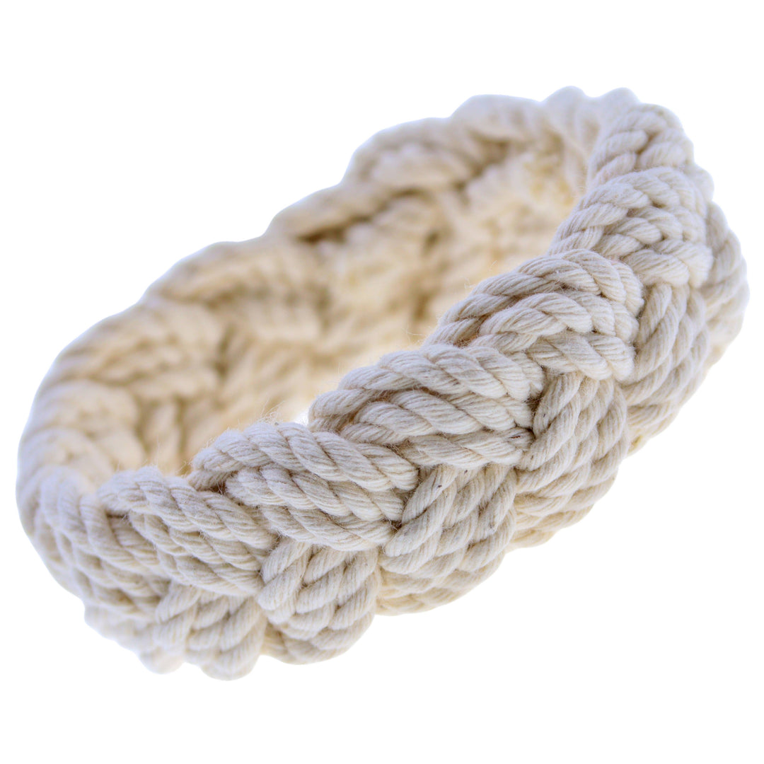 Natalia - Handmade Sailor Knot Bracelets - White or Natural: White / Medium