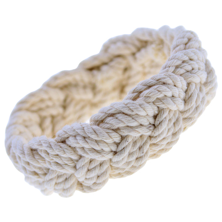 Natalia - Handmade Sailor Knot Bracelets - White or Natural: Natural / Small