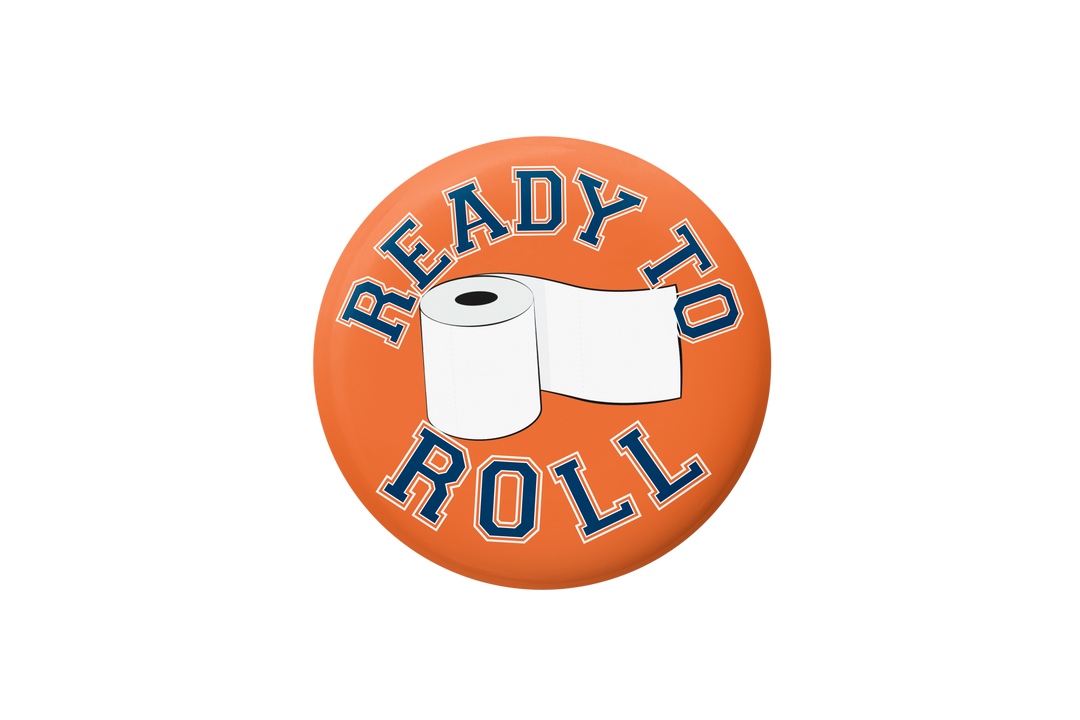 Cute As A Button - Auburn Ready To Roll Button