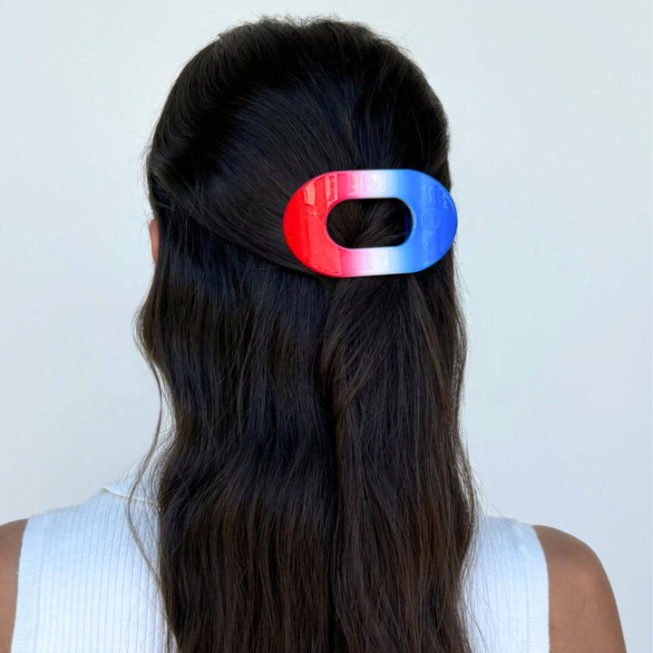 TELETIES - Flat Round Hair Clip | Small | Miss. Americana