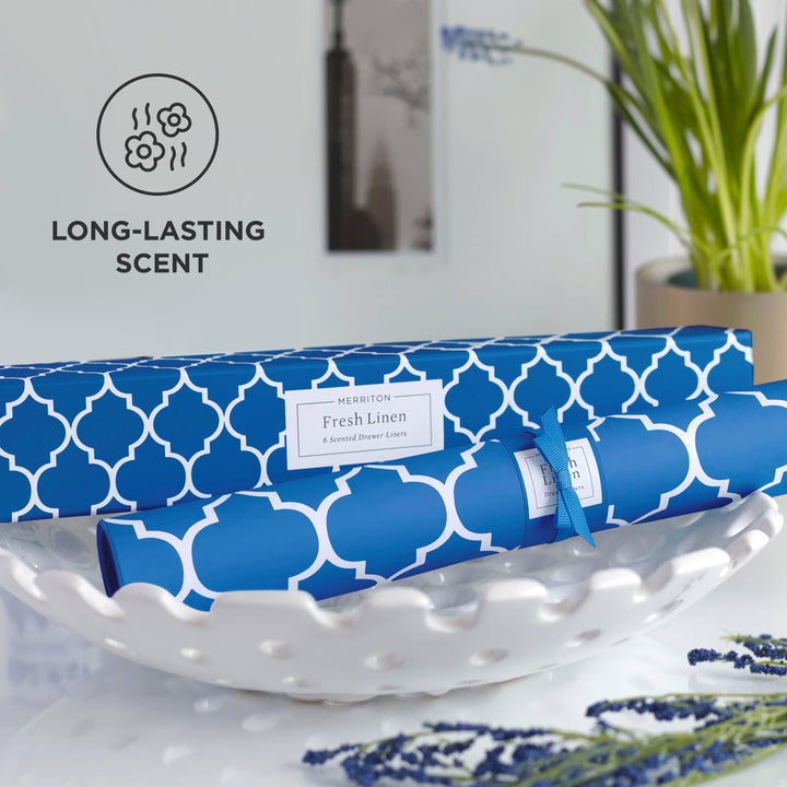 Merriton - Scented Drawer Liners - Fresh Linen (6 Sheets)