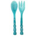 Bermuda Salad Servers, SumnerEdit Blue