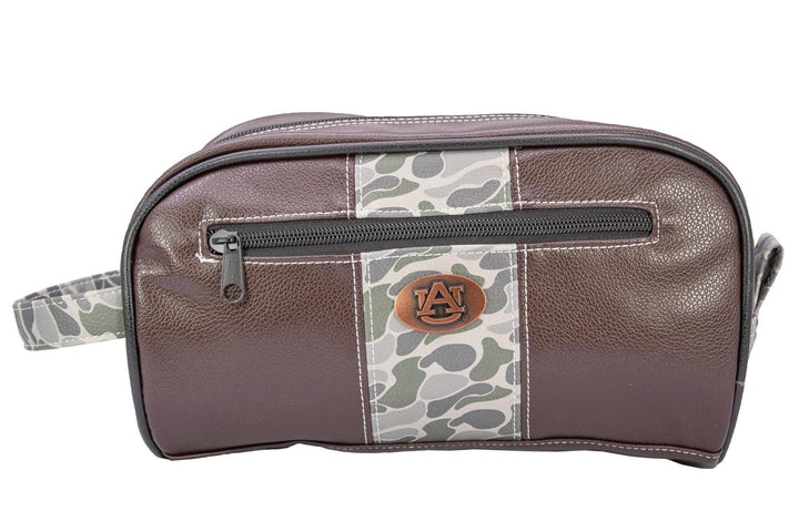 Zep-Pro - Auburn Tigers Men's Camo Dopp Kit.: Brown/Tan