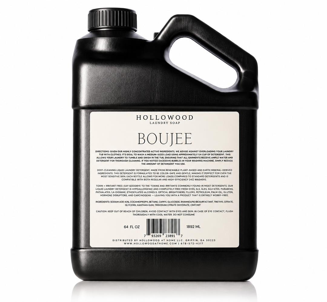 HOLLOWOOD FRAGRANCE - BOUJEE | 64 OZ LUXURY LIQUID LAUNDRY SOAP