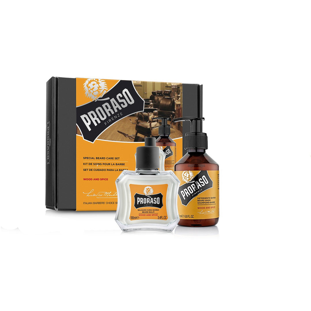 Proraso Beard Care Duo Box, Wood + Spice BB & BW