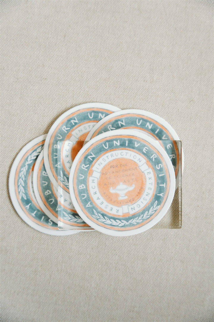 Gracefully Made Art - Auburn University Seal Sticker, Collegiate, Gameday