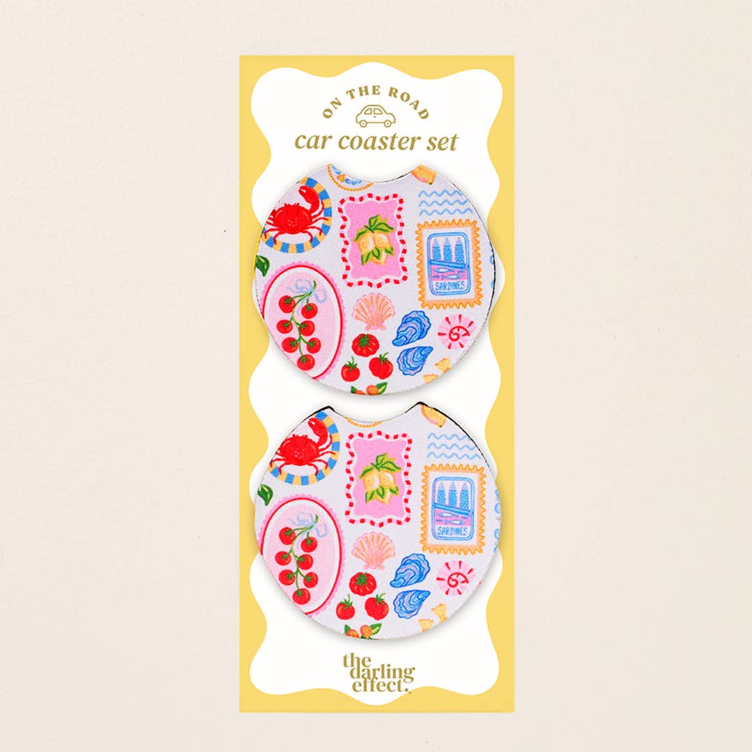 The Darling Effect - On the Road Car Coaster Set–Ciao Bella