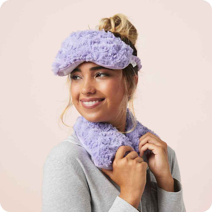 Warmies - Lavender Scented Plush - Gifts - Summer Market - Curly Purple Warmies Neck Wrap