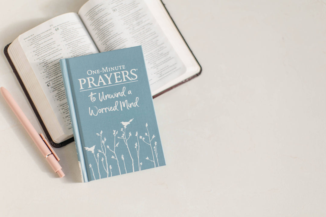 Harvest House Publishers Gift & Specialty Books - One-Minute Prayers  to Unwind a Worried Mind: Hardcover / English