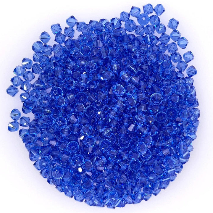 bara boheme - Crystal BTY | Gold Filled Beaded Bracelet: Aqua / 14KG Filled / Stretchy 6.5"