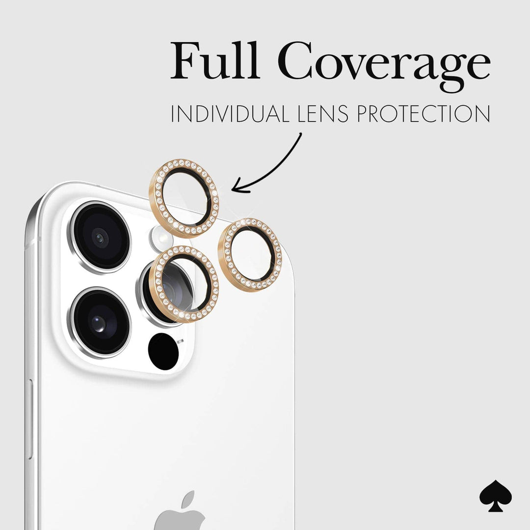 Case-Mate - Kate spade new york iPhone 16 Pro/Pro Max Lens Set in Stone: Set In Stone