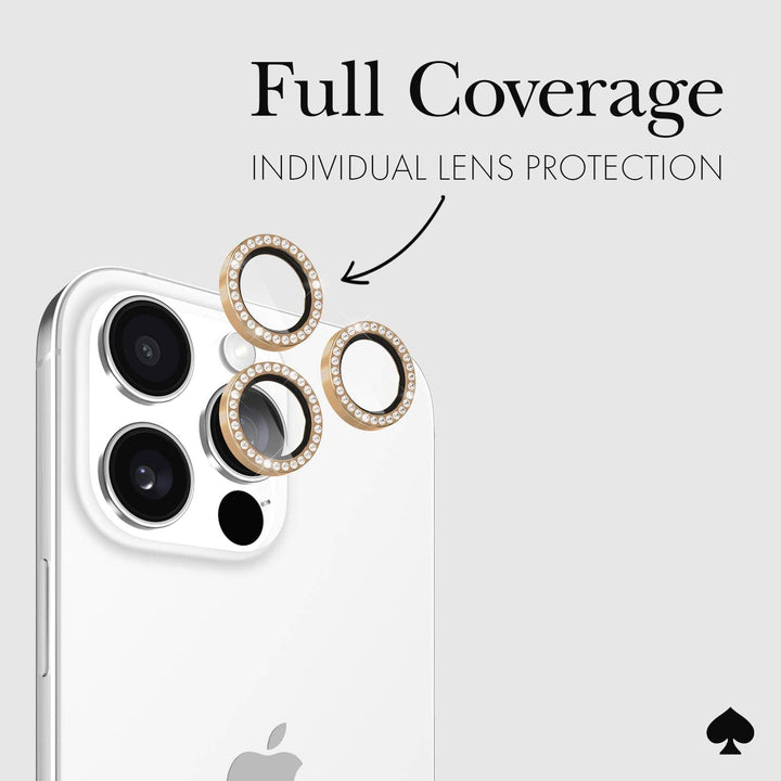 Case-Mate - Kate spade new york iPhone 16 Pro/Pro Max Lens Set in Stone: Set In Stone