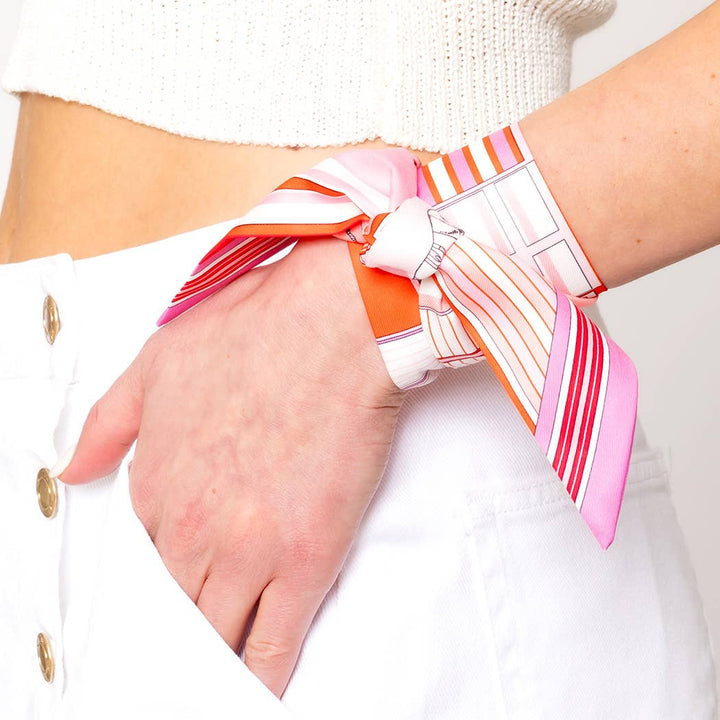 Fashion City - Colorful Patterns Horse Print Light Weight Scarf: PUR / ONE SIZE