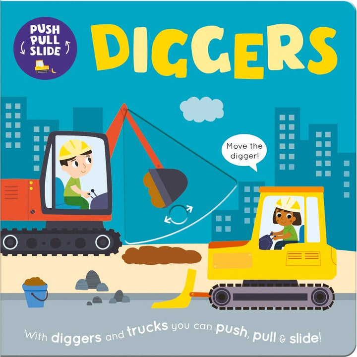 Independent Publishers Group - Diggers - Interactive Kids' Board Book: Board Book / 8 / 7 x 7 x 0.70