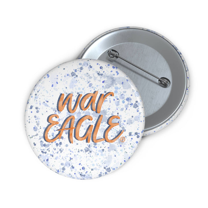 Gracefully Made Art - Auburn "War Eagle" Game Day Button