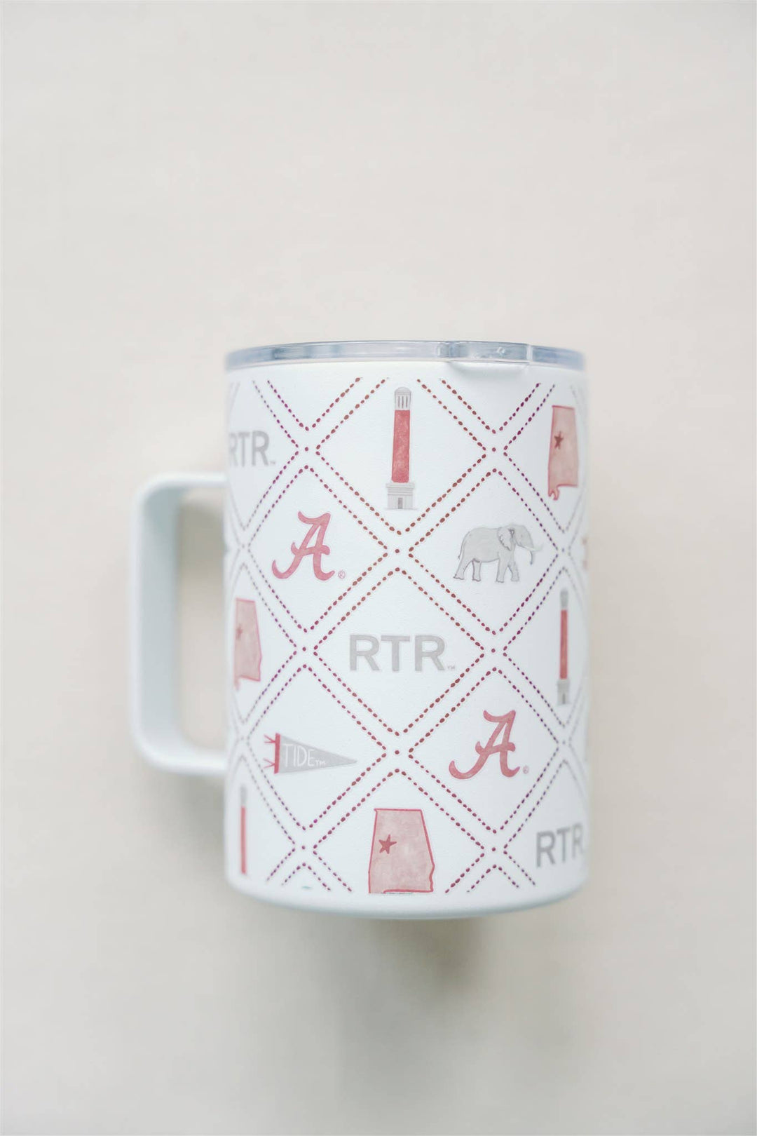 Gracefully Made Art - Licensed 16 oz. Insulated University of Alabama Mug