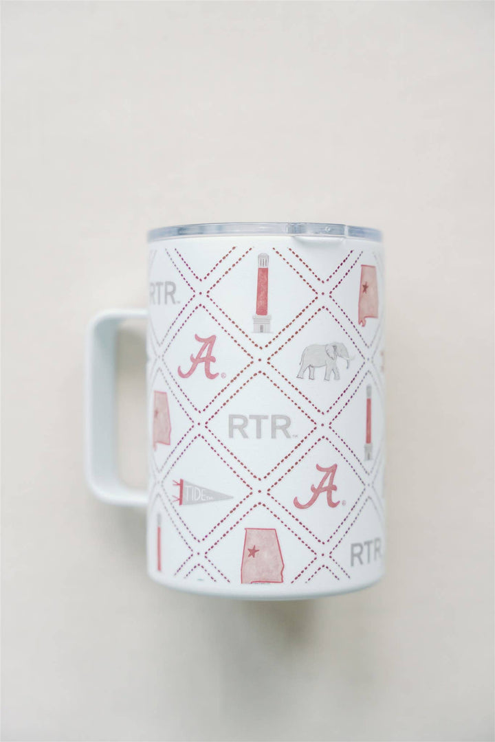 Gracefully Made Art - Licensed 16 oz. Insulated University of Alabama Mug