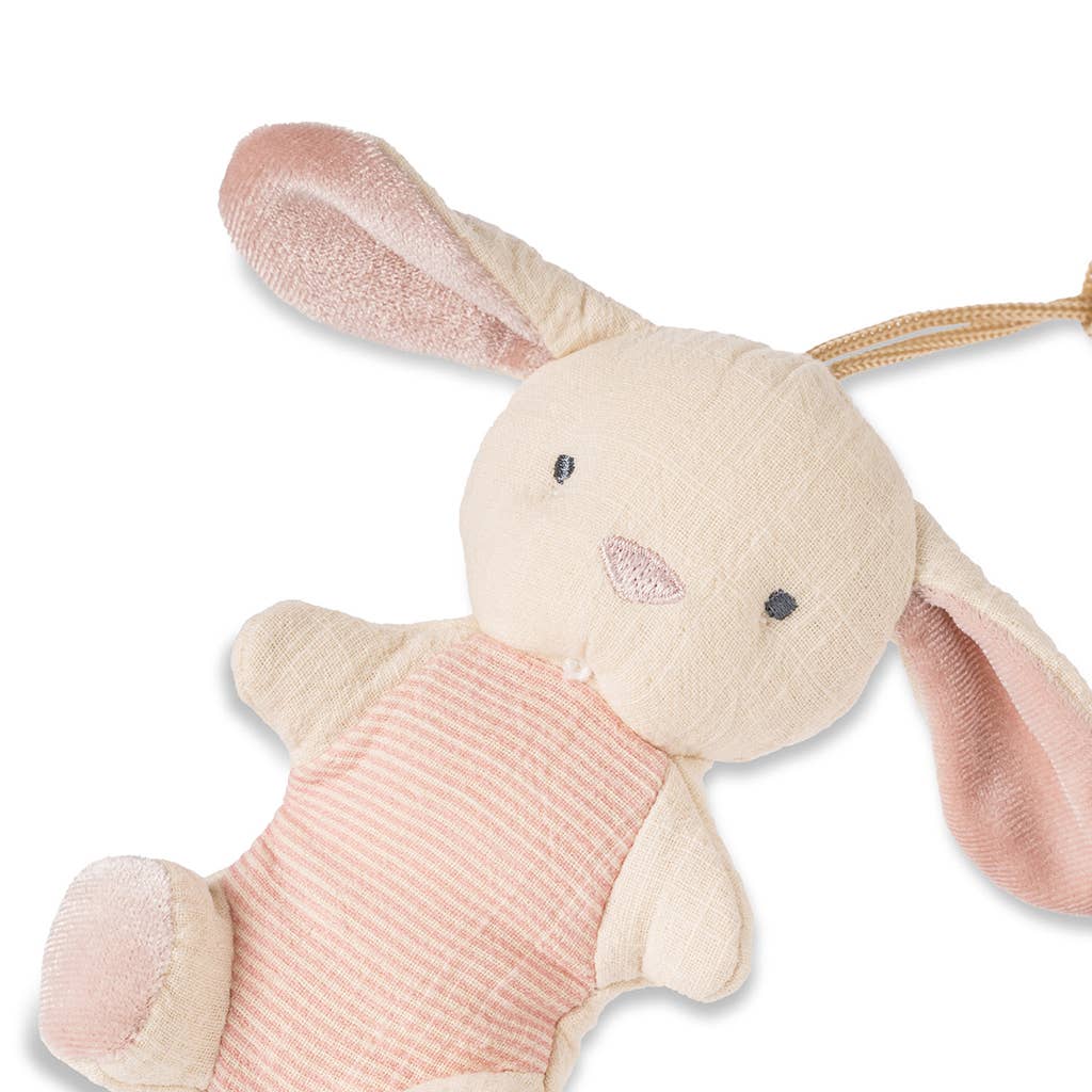 Itzy Ritzy - *NEW OPTIONS* Bitzy Pal Natural Rubber Pacifier & Plush: Bow