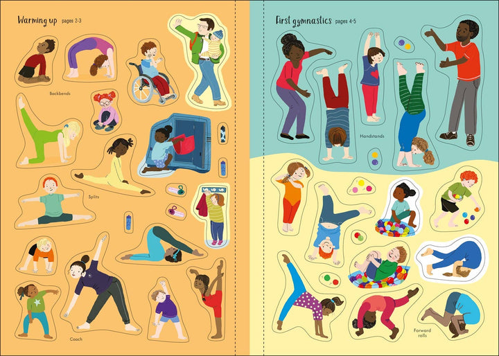 HarperCollins - Little First Stickers Gymnastics : Usborne