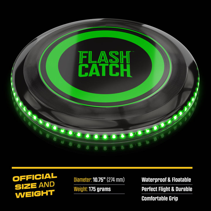 Squad Hero - Rechargeable Light-up Flying Disc, Motion Activated Frisbee