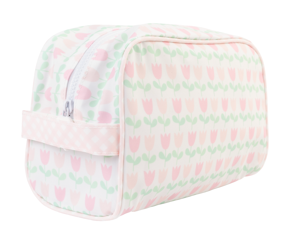 Apple Of My Isla - The Dopp Kit in Tulips