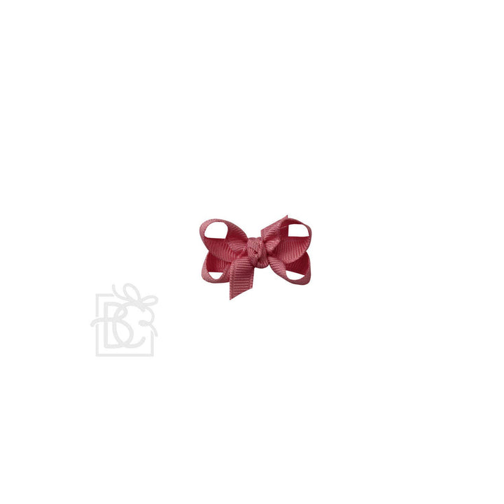 Beyond Creations, LLC - SIGNATURE GROSGRAIN BOW ON CLIP: 3.5" Medium - 7/8" Ribbon on Alligator Clip / LT. ORCHID