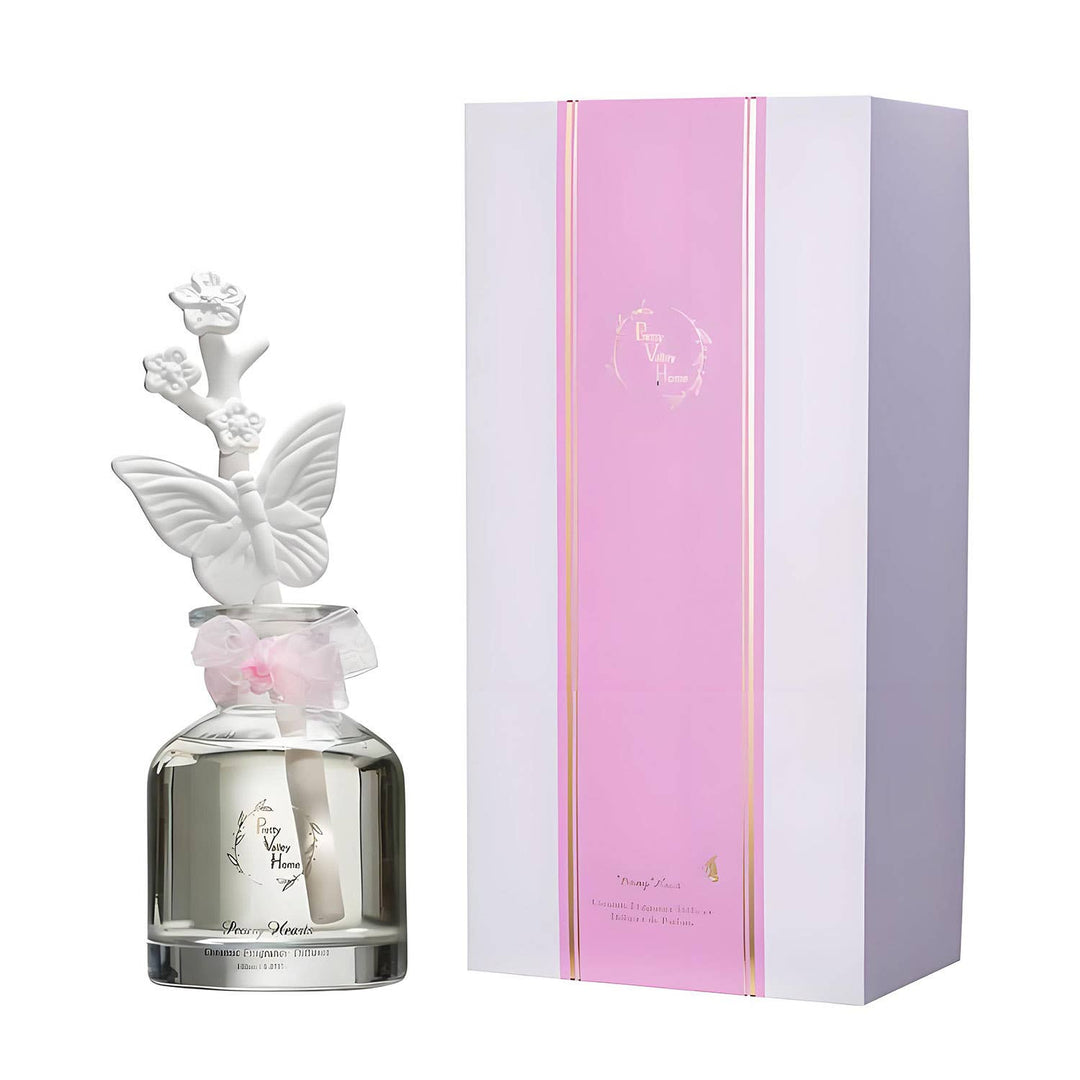 Pretty Valley Home - Butterfly Flying Ceramic Diffuser - Home Decor & Gifts: DF-PYH-1213
