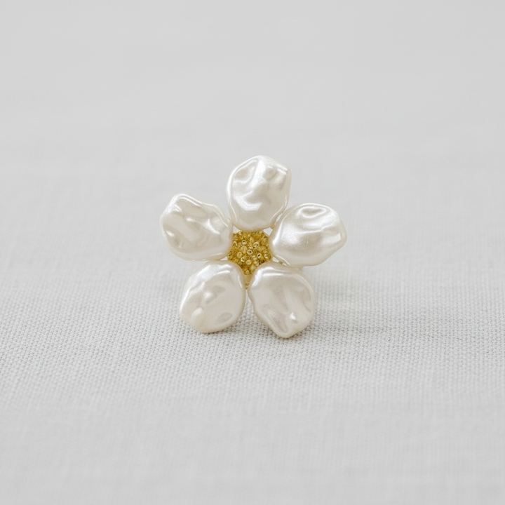 paperln - Baroque Pearl Flower Earrings