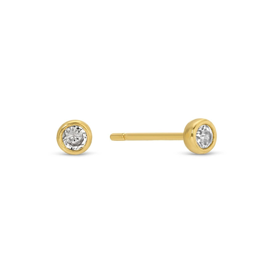 Splendid Iris - Cross Velvet Stud Gift Set: Gold
