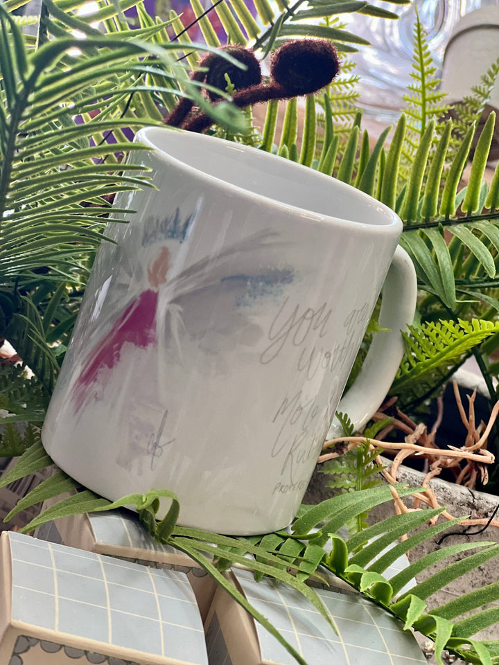 The Painted Petal - Proverbs 31:10 Coffee Mug