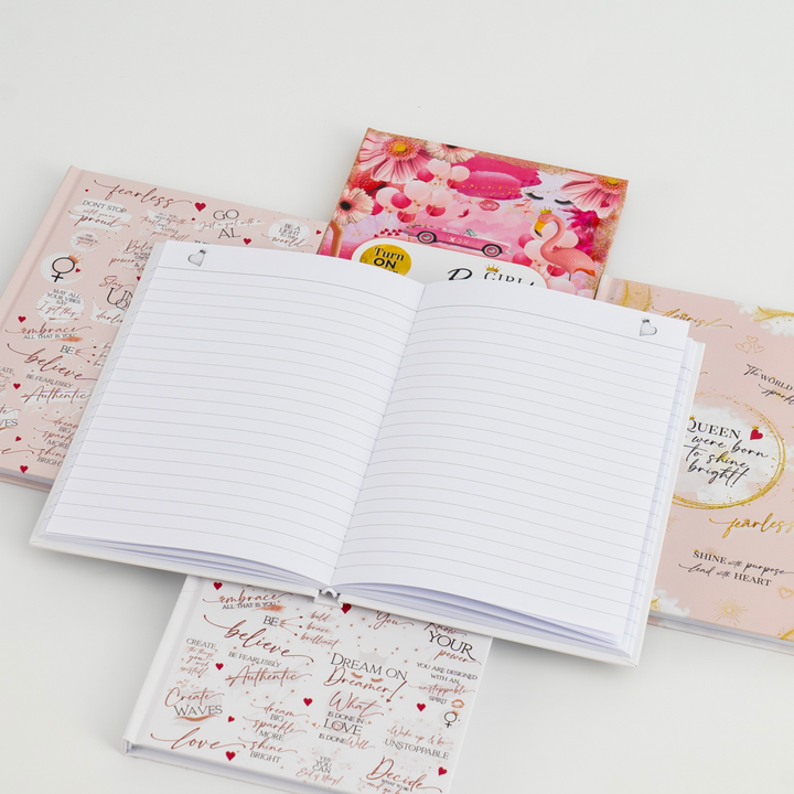 Girl Power 24/7 - Queen – You Were Born to Shine Bright! Hardcover Journal: Journal