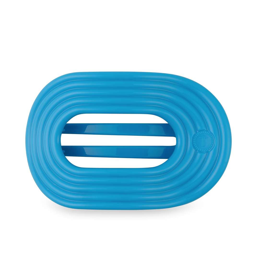 TELETIES - Flat Round Hair Clip | Large | Miami Vice