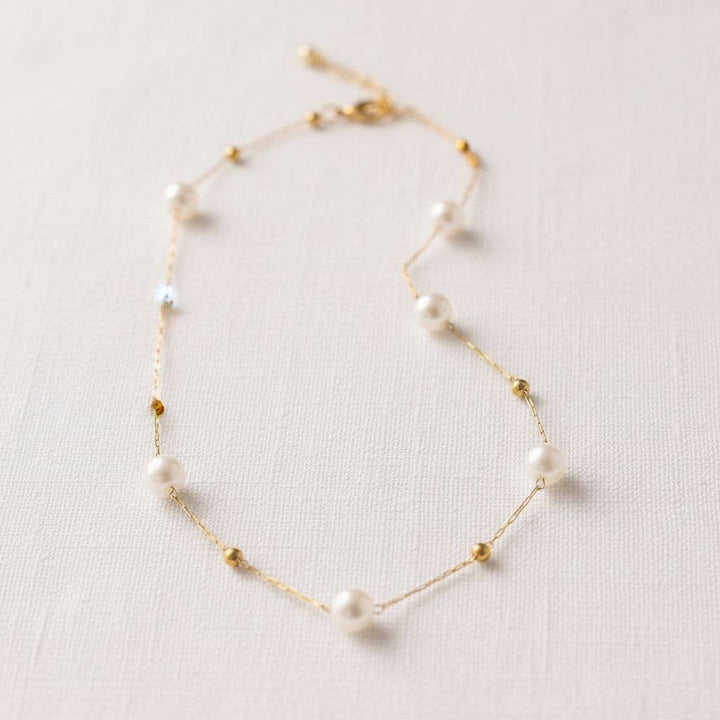 paperln - Pearl Heart Shell Necklace: A23