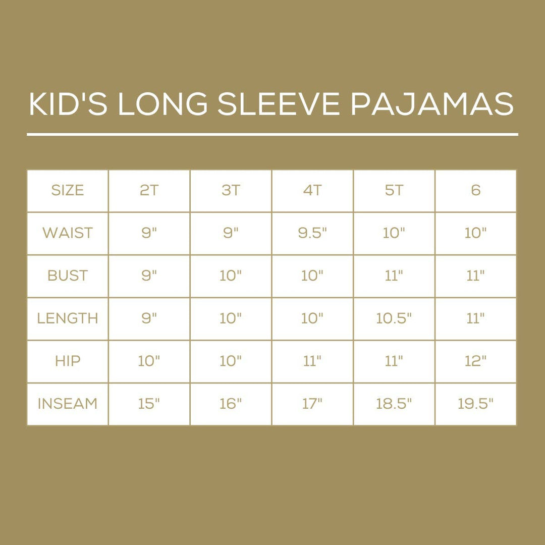 The Royal Standard - Kid's Bunny Love Long Sleeve Pajamas White/Sky: 3T