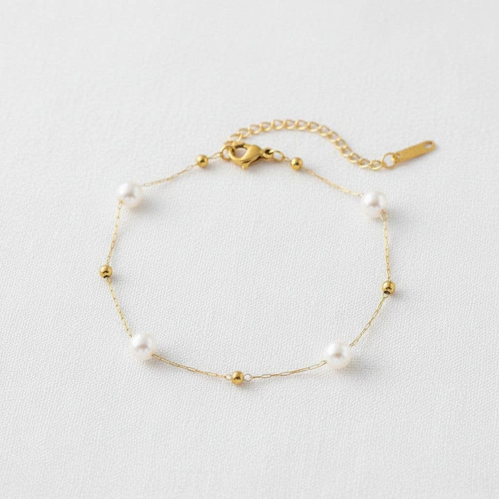paperln - Pearl Heart Shell Necklace: A23