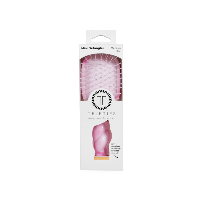 TELETIES - Mini Detangler Brush | Medium | Pinch Me!
